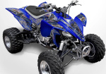 Zombie Outlaw Splatter Blau für Yamaha YFZ 450 2004-2008 & 2012-2014
